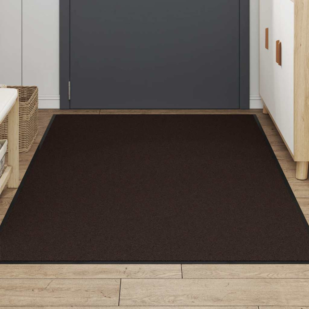 Produktbild för Dörrmatta brun 115x200 cm