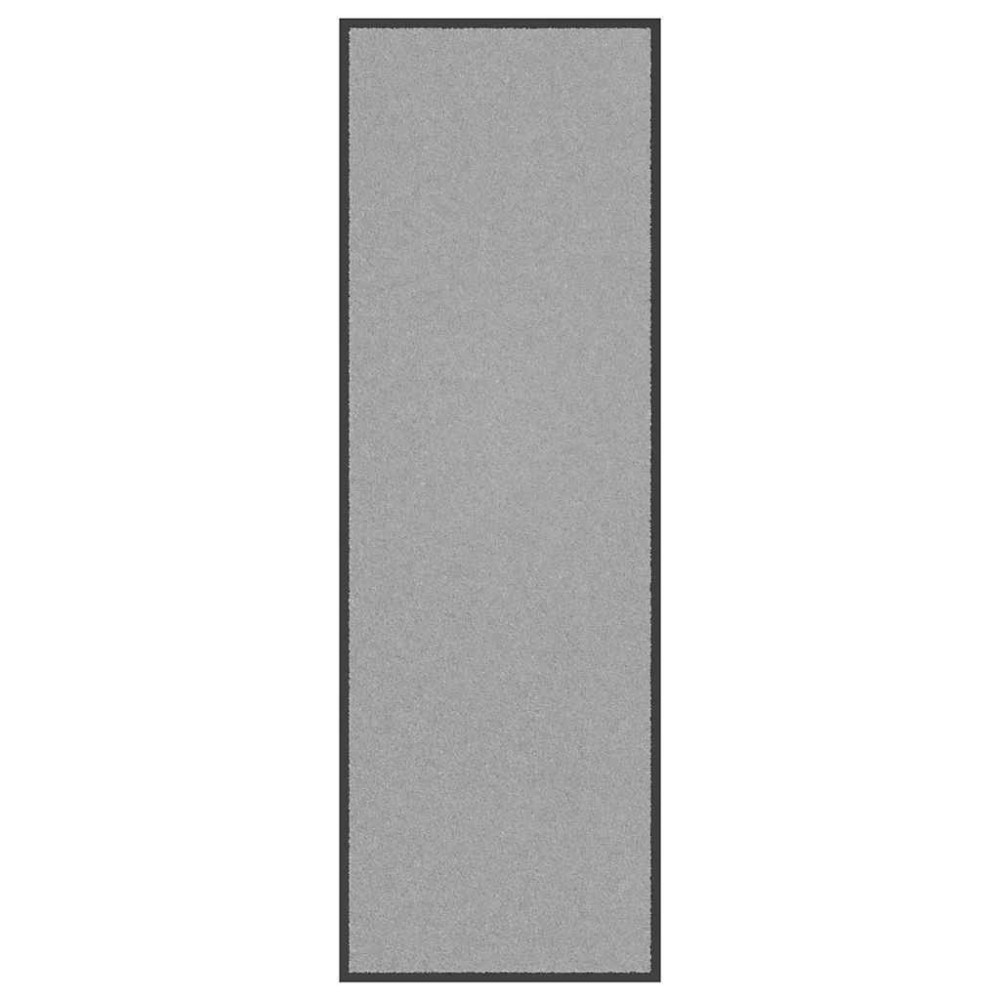 Produktbild för Dörrmatta grå 60x180 cm