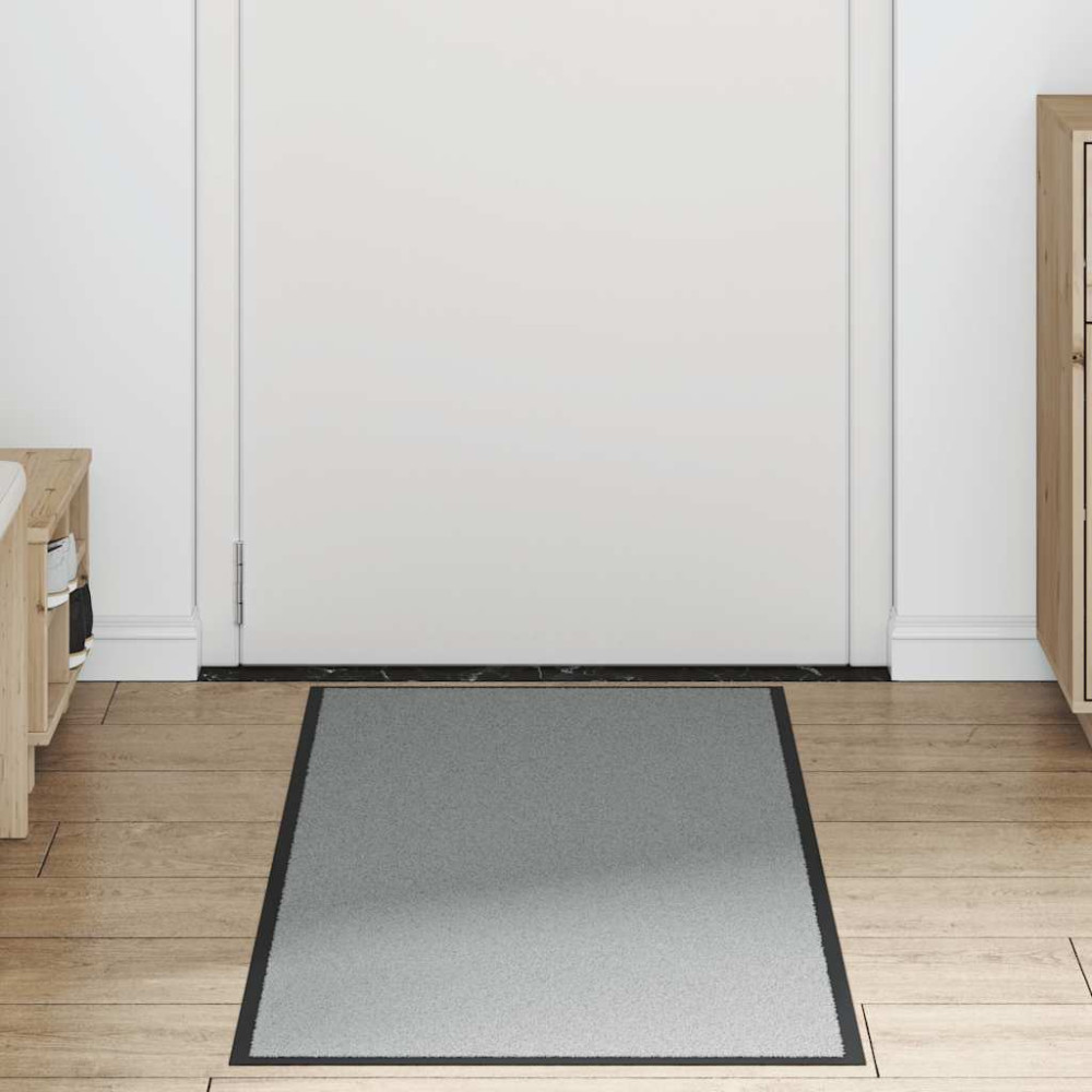 Produktbild för Dörrmatta grå 60x180 cm