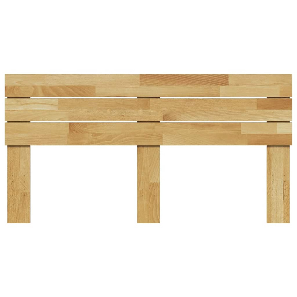 Produktbild för Sänggavel 160 cm massivt trä ek