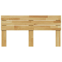 Produktbild för Sänggavel 160 cm massivt trä ek