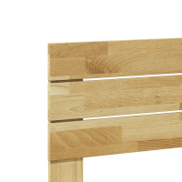 Produktbild för Sänggavel 160 cm massivt trä ek