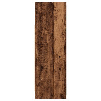 Produktbild för Spegelskåp för badrum åldrat trä 62,5x20,5x64cm konstruerat trä