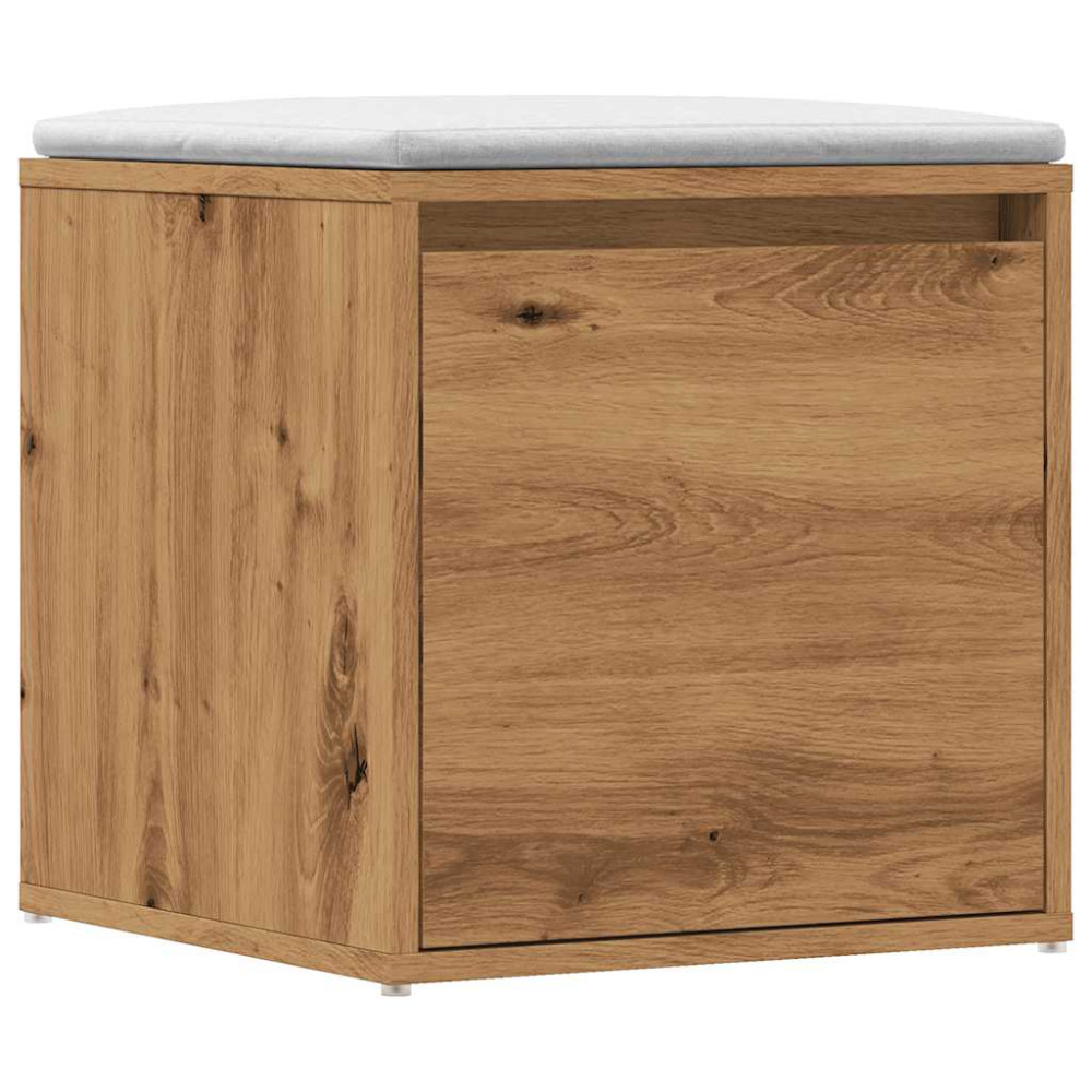 Produktbild för Lådlåda hantverksmässig ek 40,5x40x40 cm konstruerat trä