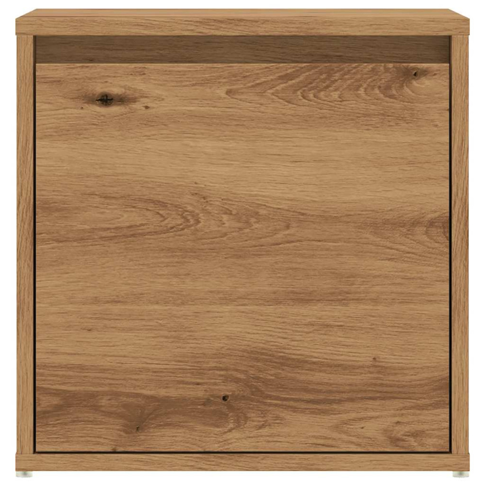 Produktbild för Lådlåda hantverksmässig ek 40,5x40x40 cm konstruerat trä