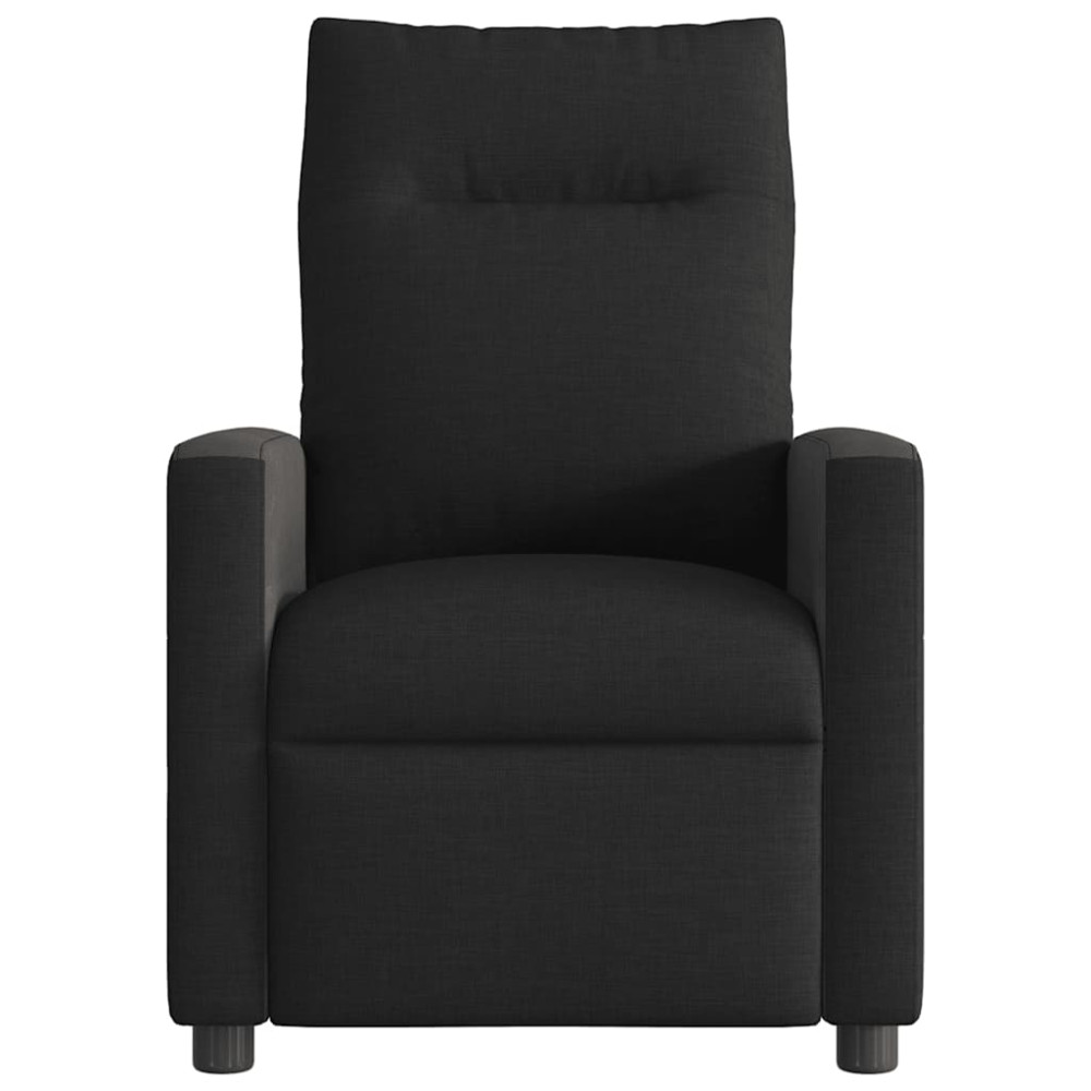 Produktbild för Massagefåtölj svart tyg