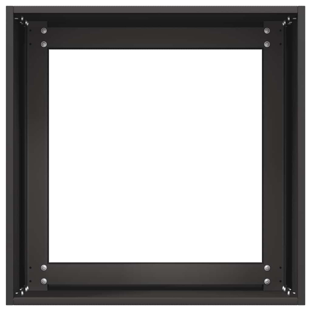 Produktbild för Odlingslåda svart 40x40x40 cm kallvalsat stål