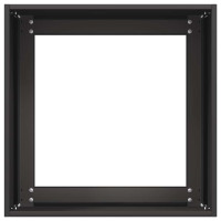 Produktbild för Odlingslåda svart 40x40x40 cm kallvalsat stål