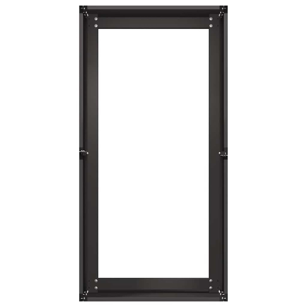 Produktbild för Planteringskärl svart 40x80x40 cm kallvalsat stål