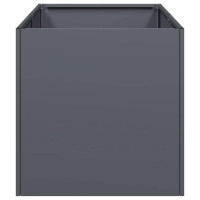 Produktbild för Planteringskärl antracit 40x80x40 cm kallvalsat stål