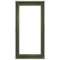 Produktbild för Planteringskärl olivgrön 40x80x40 cm kallvalsat stål