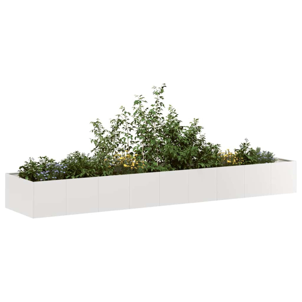 Produktbild för Planteringskärl 360x80x40 cm rostfritt stål