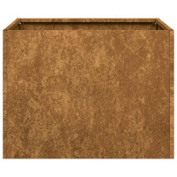 Produktbild för Planteringskärl rostig 40x40x30 cm väderbeständigt stål