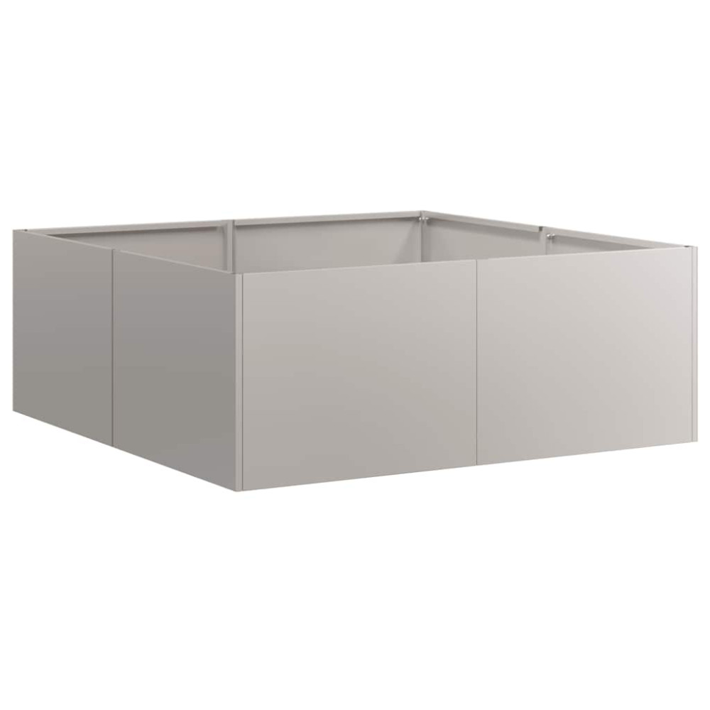 Produktbild för Planteringskärl rostig 80x80x30 cm väderbeständigt stål
