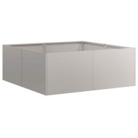 Produktbild för Planteringskärl rostig 80x80x30 cm väderbeständigt stål