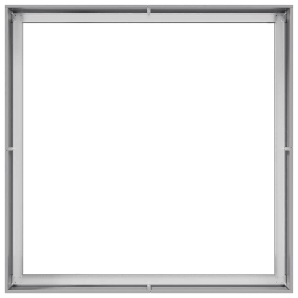 Produktbild för Planteringskärl 100x100x40 cm galvaniserat stål