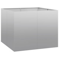 Produktbild för Planteringskärl 100x100x80 cm galvaniserat stål