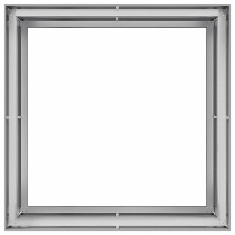 Produktbild för Planteringskärl 100x100x80 cm galvaniserat stål