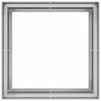 Produktbild för Planteringskärl 100x100x80 cm galvaniserat stål