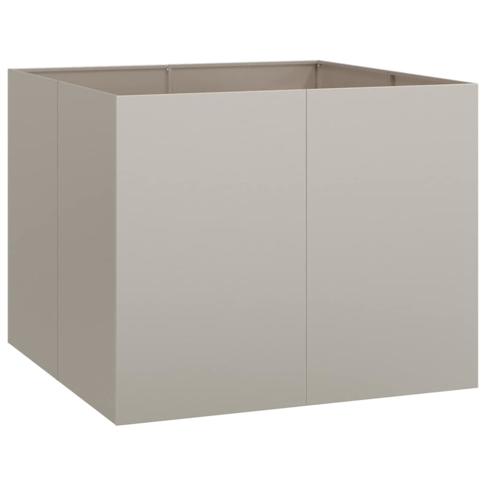 Produktbild för Planteringskärl rostig 100x100x80 cm väderbeständigt stål