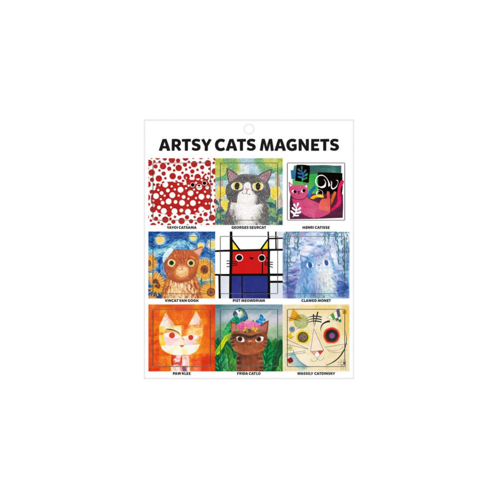 Produktbild för Artsy Cats Magnets