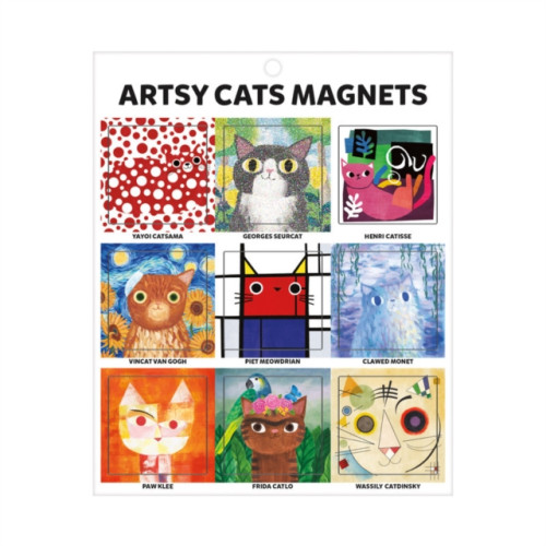 Galison Artsy Cats Magnets
