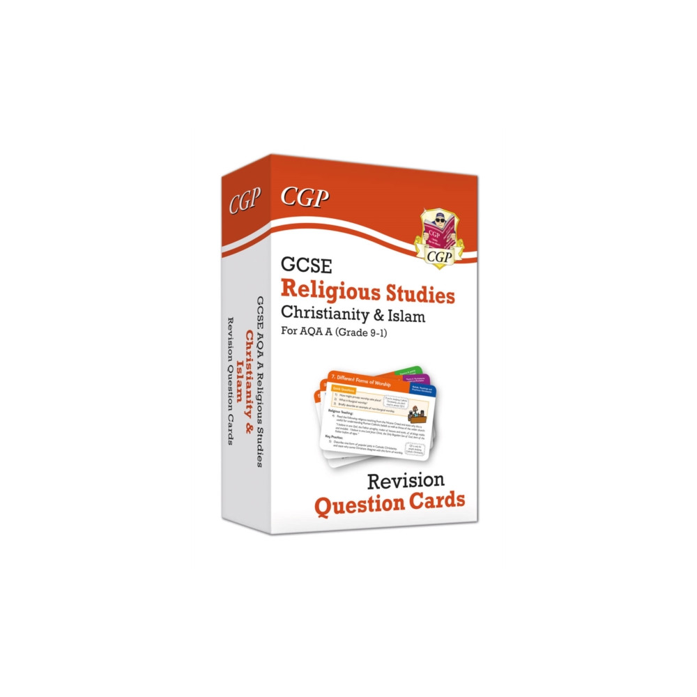 Produktbild för GCSE AQA A Religious Studies: Christianity & Islam Revision Question Cards (inbunden, eng)