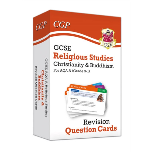Coordination Group Publications Ltd (CGP) GCSE AQA A Religious Studies: Christianity & Buddhism Revision Question Cards (inbunden, eng)