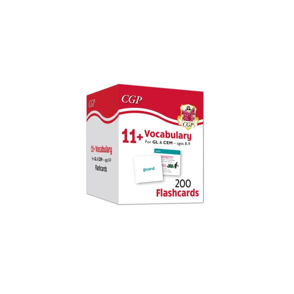 Produktbild för 11+ Vocabulary Flashcards for Ages 8-9 - Pack 1 (inbunden, eng)