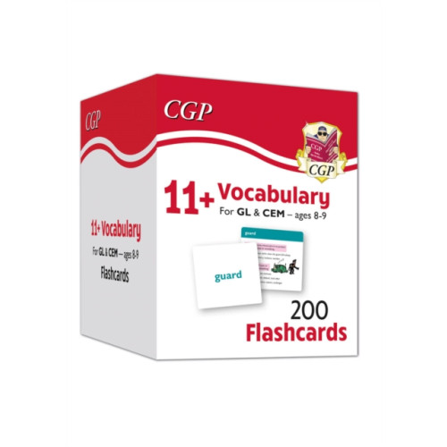 Coordination Group Publications Ltd (CGP) 11+ Vocabulary Flashcards for Ages 8-9 - Pack 1 (inbunden, eng)