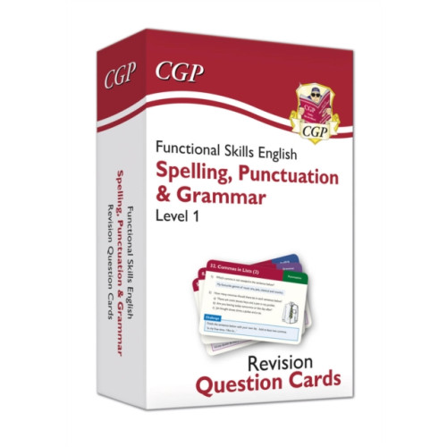 Coordination Group Publications Ltd (CGP) Functional Skills English Revision Question Cards: Spelling, Punctuation & Grammar - Level 1 (inbunden, eng)