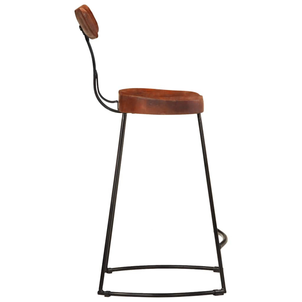 Produktbild för Barstolar 2 st 49x43x88 cm mango i massivt trä