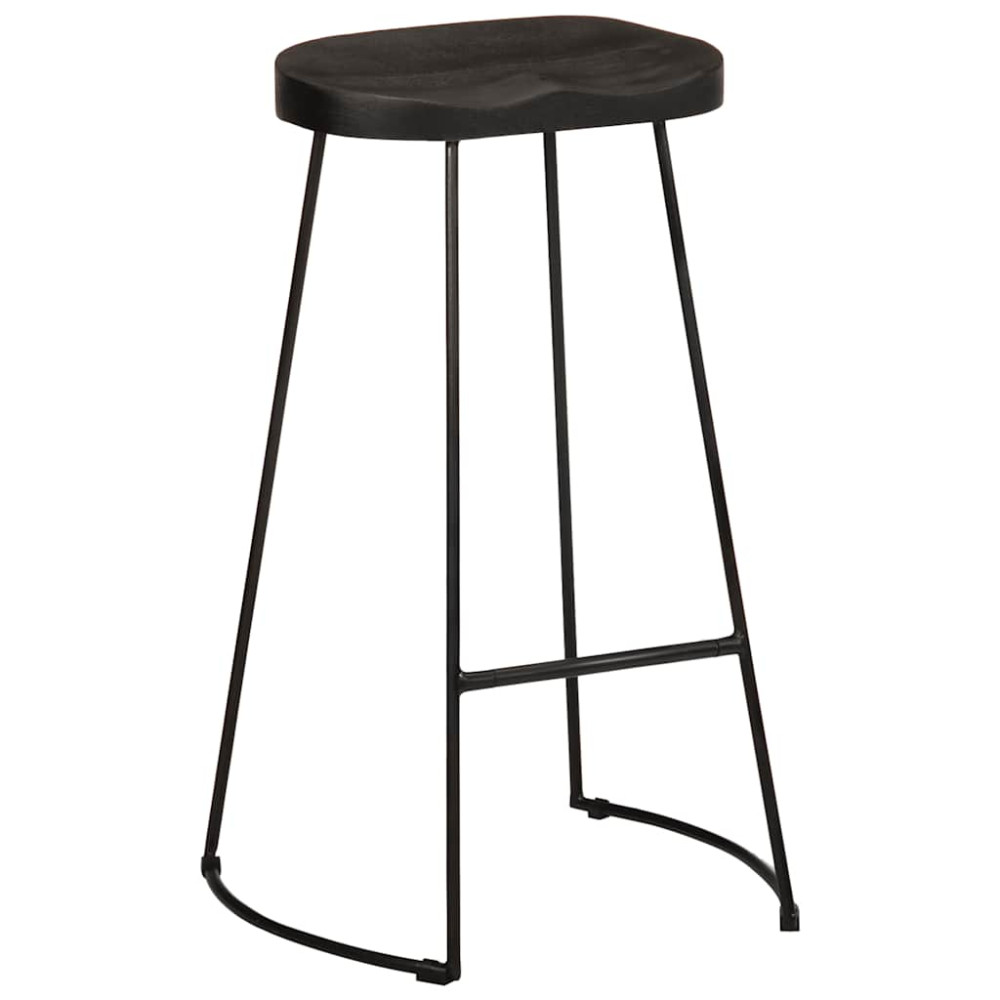 Produktbild för Barstolar 2 st 45x40x78 cm mango i massivt trä