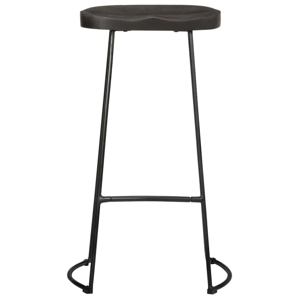 Produktbild för Barstolar 2 st 45x40x78 cm mango i massivt trä