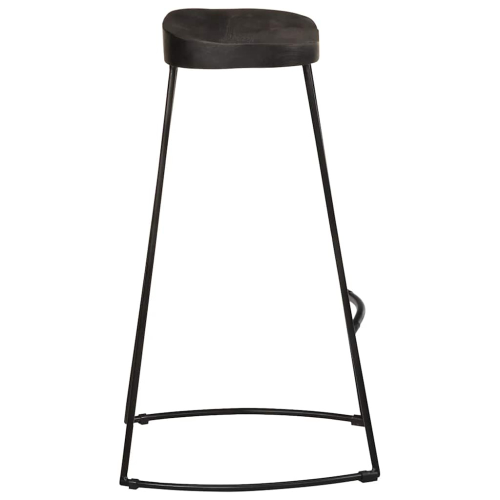Produktbild för Barstolar 2 st 45x40x78 cm mango i massivt trä
