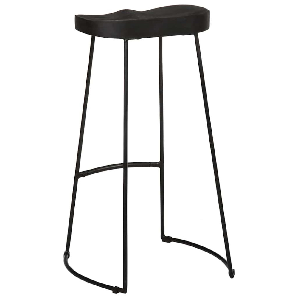 Produktbild för Barstolar 2 st 45x40x78 cm mango i massivt trä