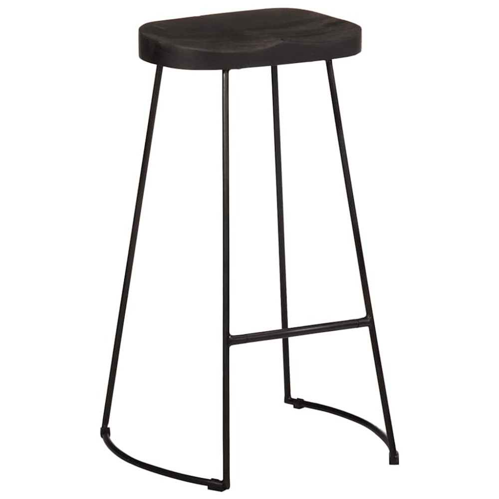 Produktbild för Barstolar 2 st 45x40x78 cm mango i massivt trä