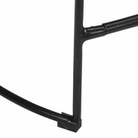 Produktbild för Barstolar 2 st svart 45x40x62 cm mango i massivt trä