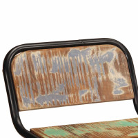 Produktbild för Barstolar 4 st 46x35,5x70 cm massivt trä återvunnet