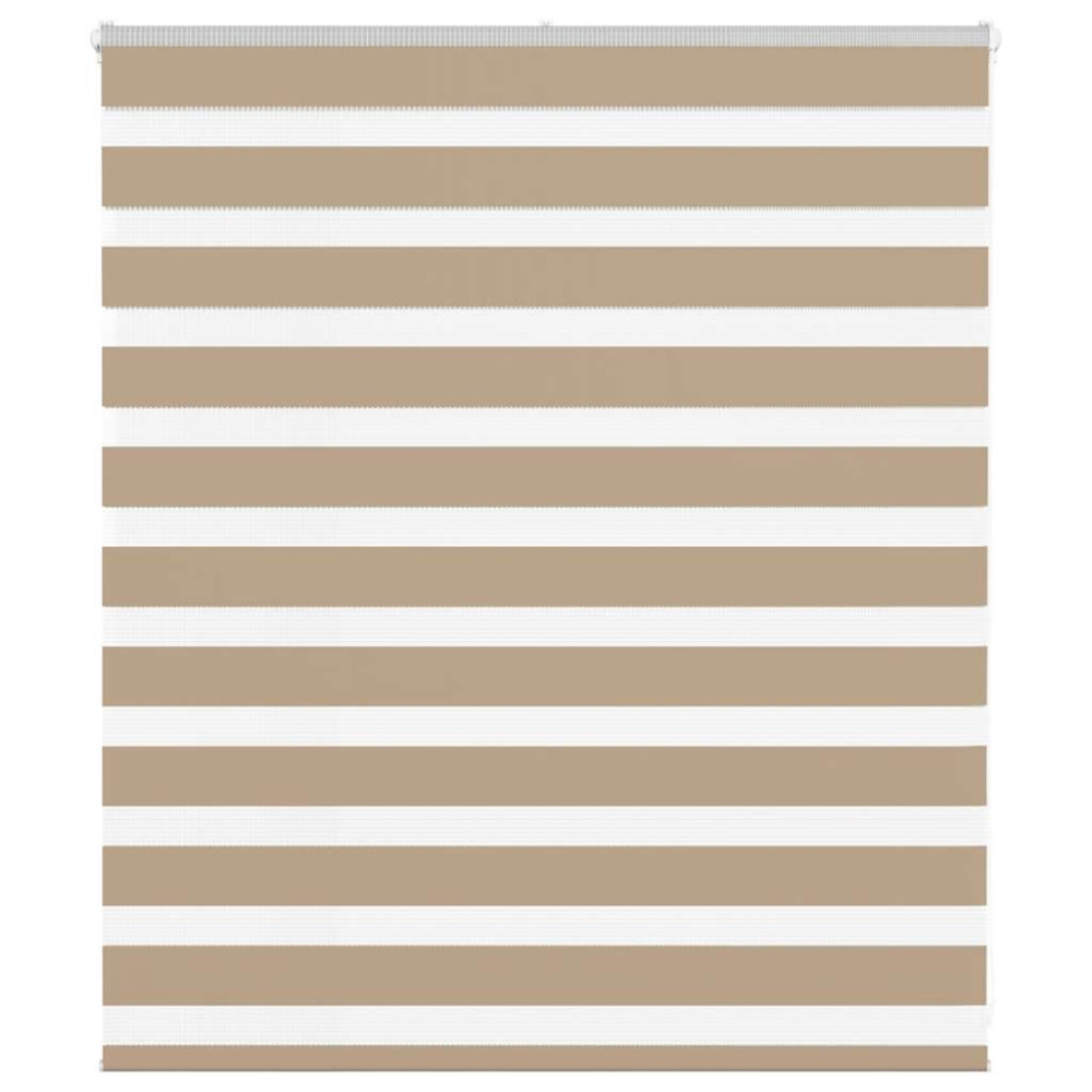 Produktbild för Rullgardin zebra 120x100 cm tyg bredd 115,9 cm polyester