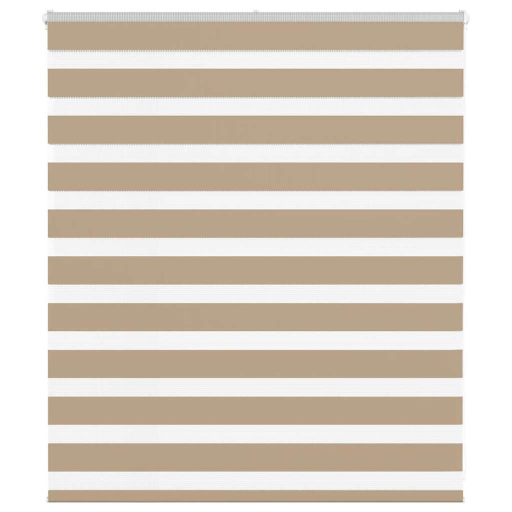 Produktbild för Rullgardin zebra 125x100 cm tyg bredd 120,9 cm polyester