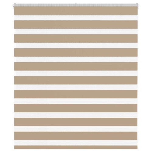 vidaXL Rullgardin zebra 125x100 cm tyg bredd 120,9 cm polyester