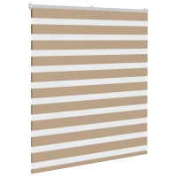 Produktbild för Rullgardin zebra 125x100 cm tyg bredd 120,9 cm polyester