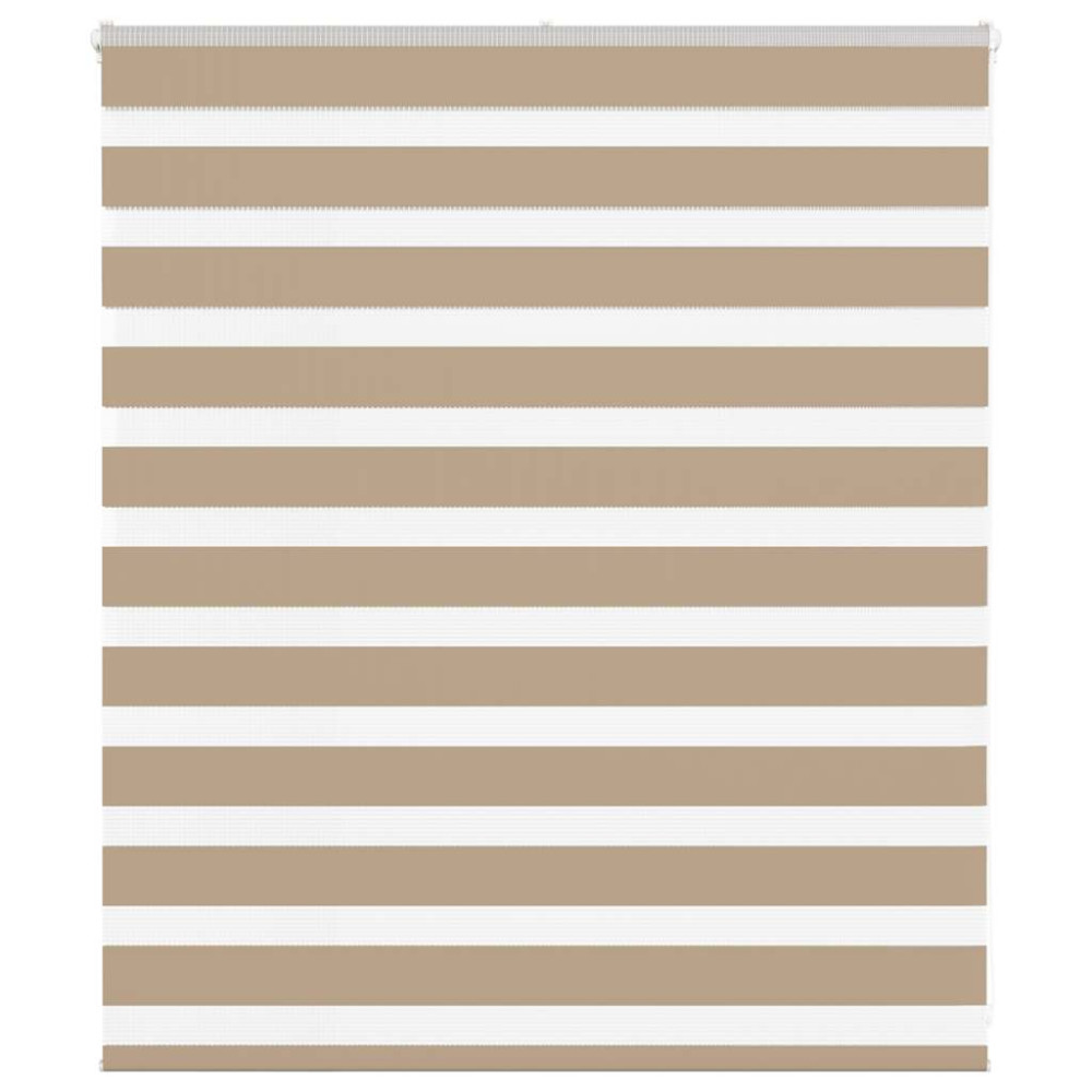 Produktbild för Rullgardin zebra 130x100 cm tyg bredd 125,9 cm polyester