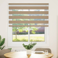 Produktbild för Rullgardin zebra 130x100 cm tyg bredd 125,9 cm polyester