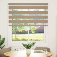 Produktbild för Rullgardin zebra 135x100 cm tyg bredd 130,9 cm polyester