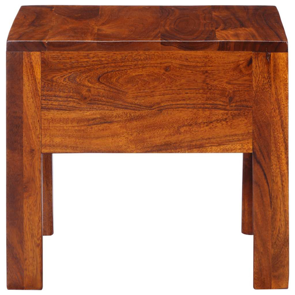 Produktbild för Sängbord 2 st 40x40x36 cm massivt trä akacia