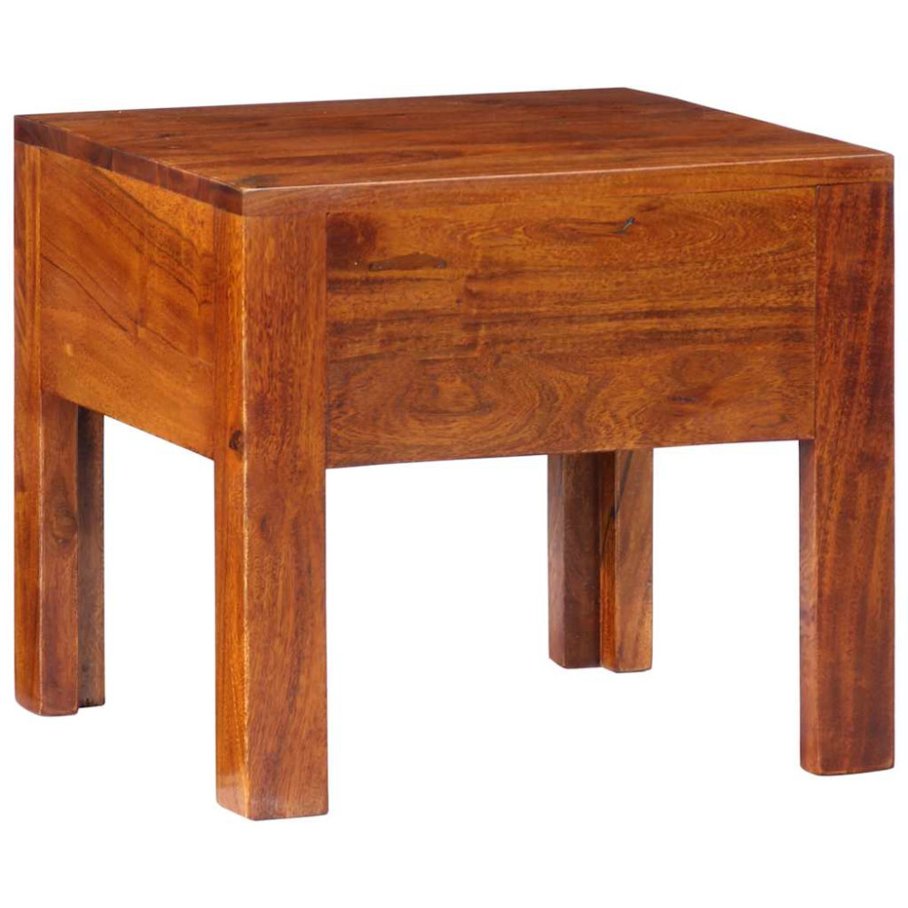 Produktbild för Sängbord 2 st 40x40x36 cm massivt trä akacia