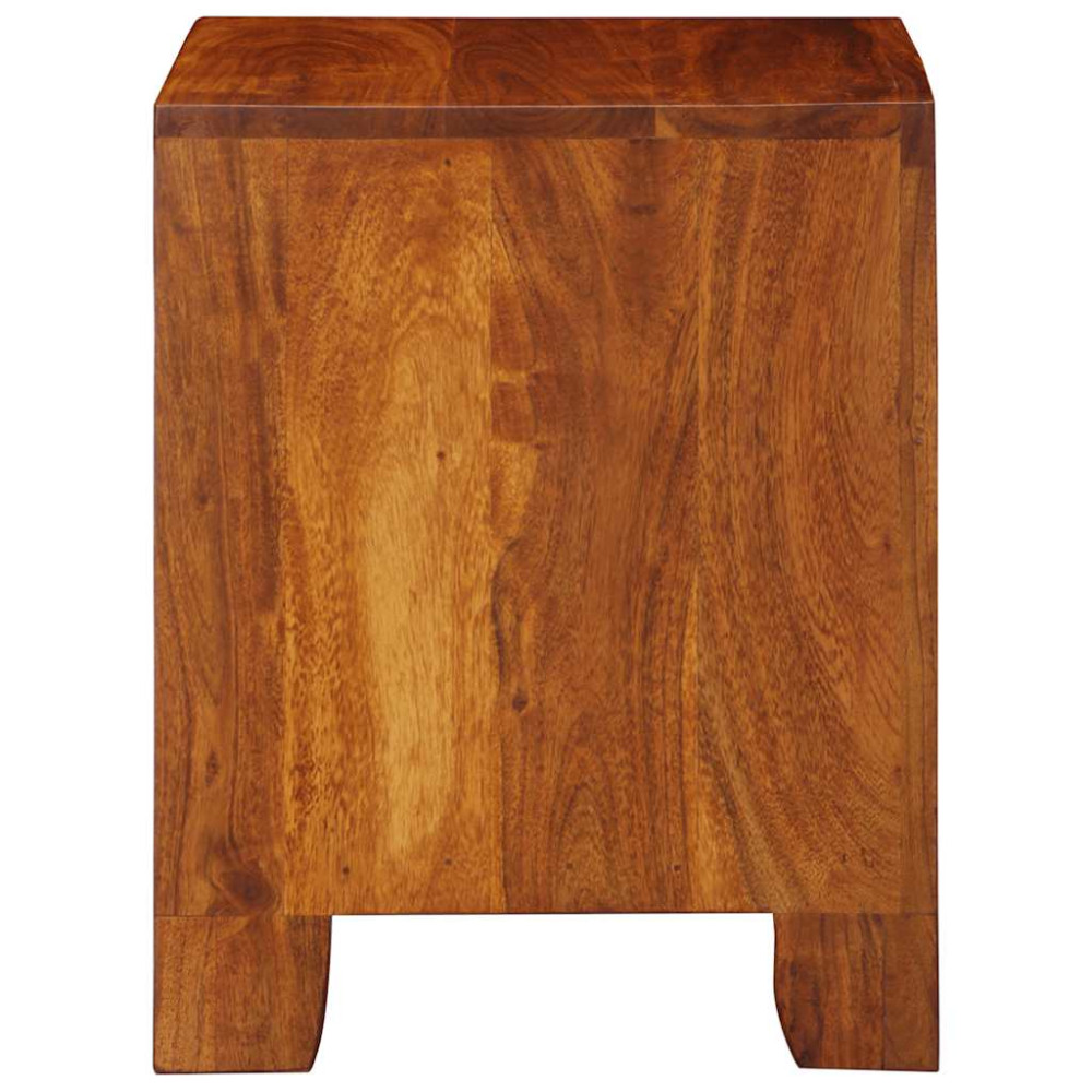 Produktbild för Sängbord 2 st 40x35x45 cm massivt trä akacia