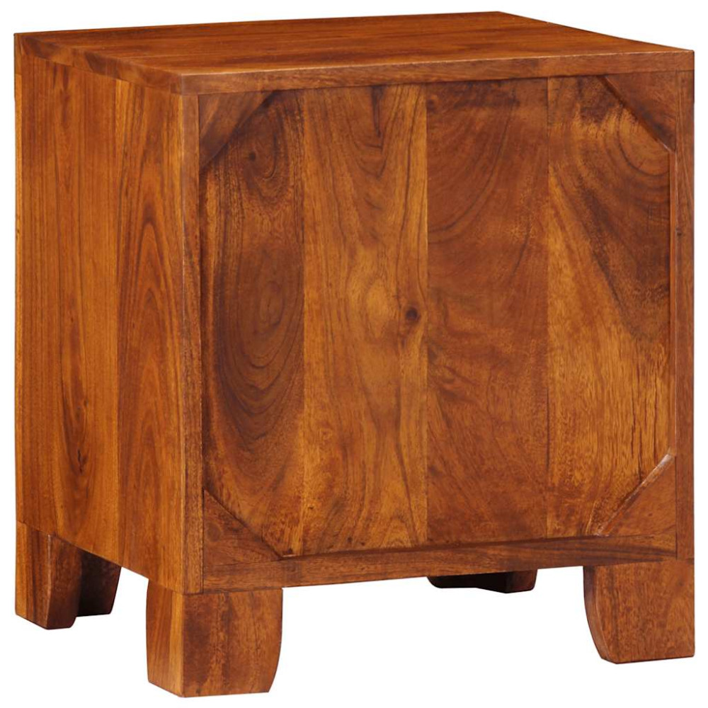 Produktbild för Sängbord 2 st 40x35x45 cm massivt trä akacia